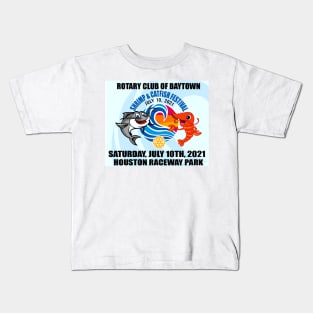 graphic shrimp and catfishhouston racerway Kids T-Shirt